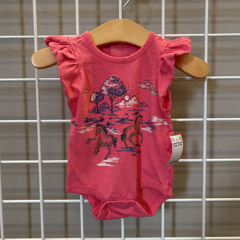 Carhartt Horse SS Onesie - 3m