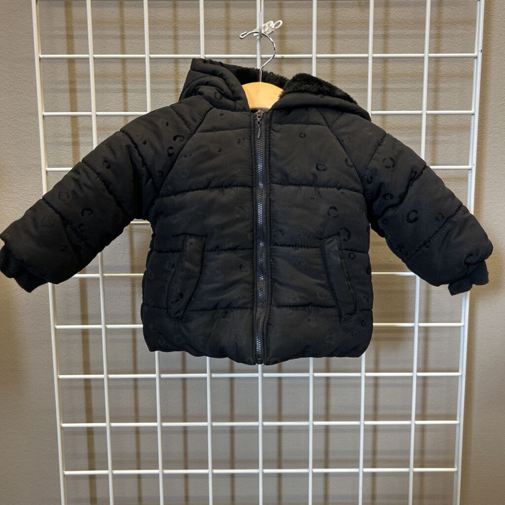 Tahari Leopard Puffer Jacket - 12m