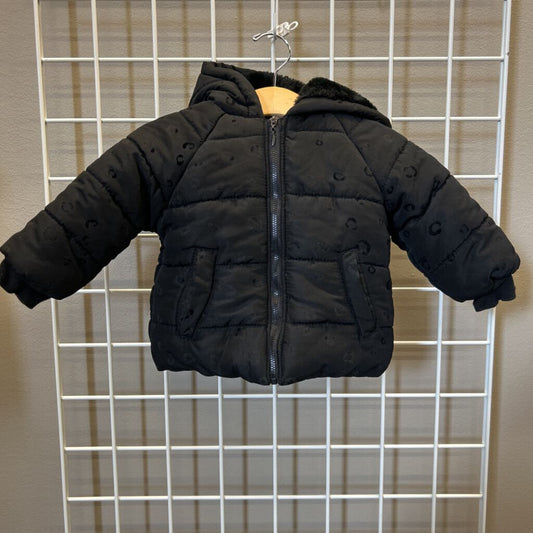 Tahari Leopard Puffer Jacket - 12m