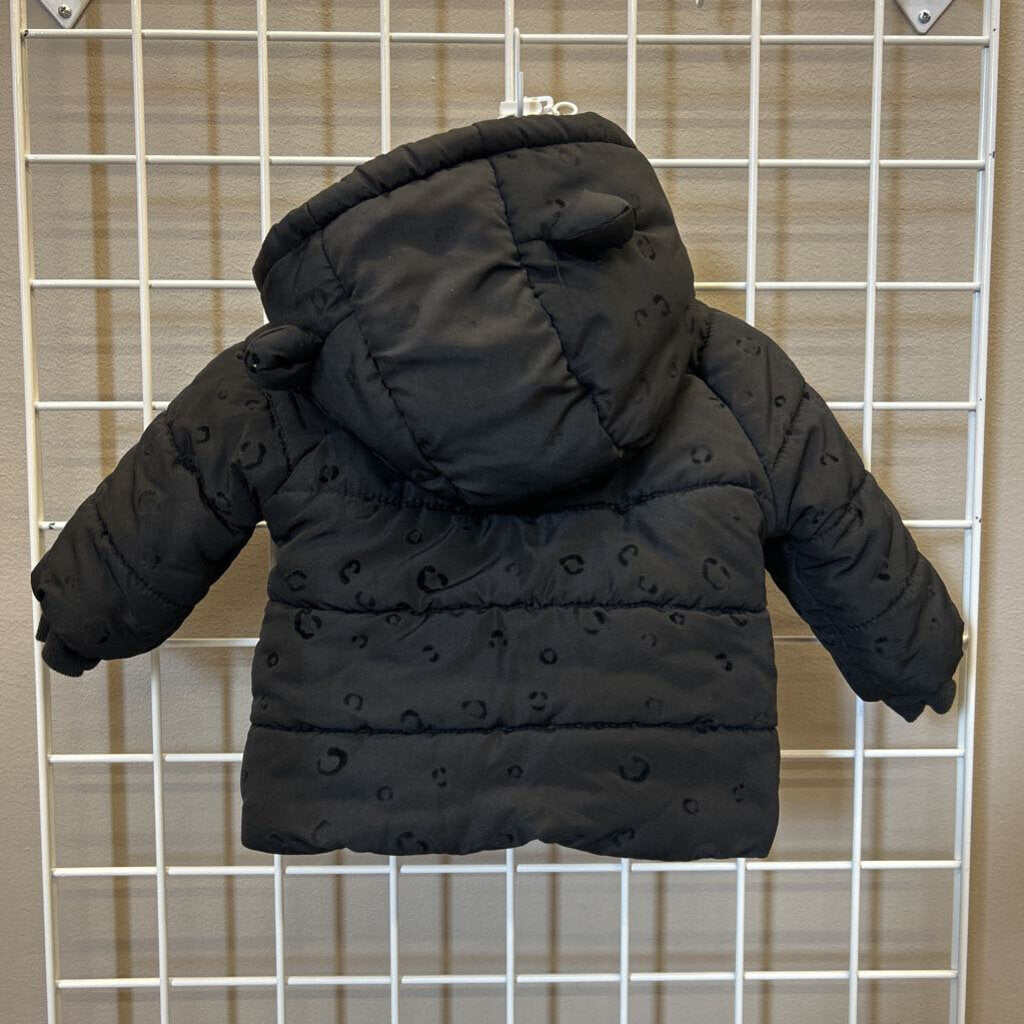 Tahari Leopard Puffer Jacket - 12m