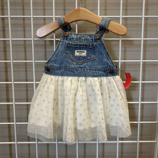 Osh Kosh Denim Tulle Jumper - 12m