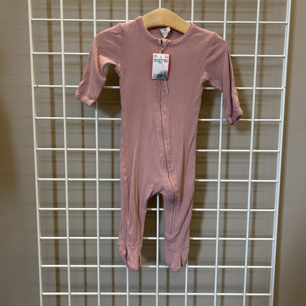 Kate Quinn Ribbed Zip Sleeper - 6/9m
