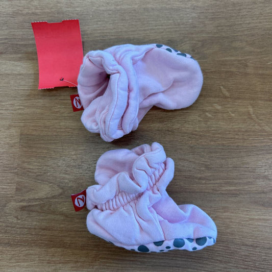 Zutano Pink Booties - 6m
