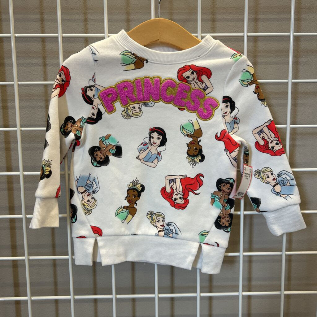 Disney Princess Crewneck - 2T