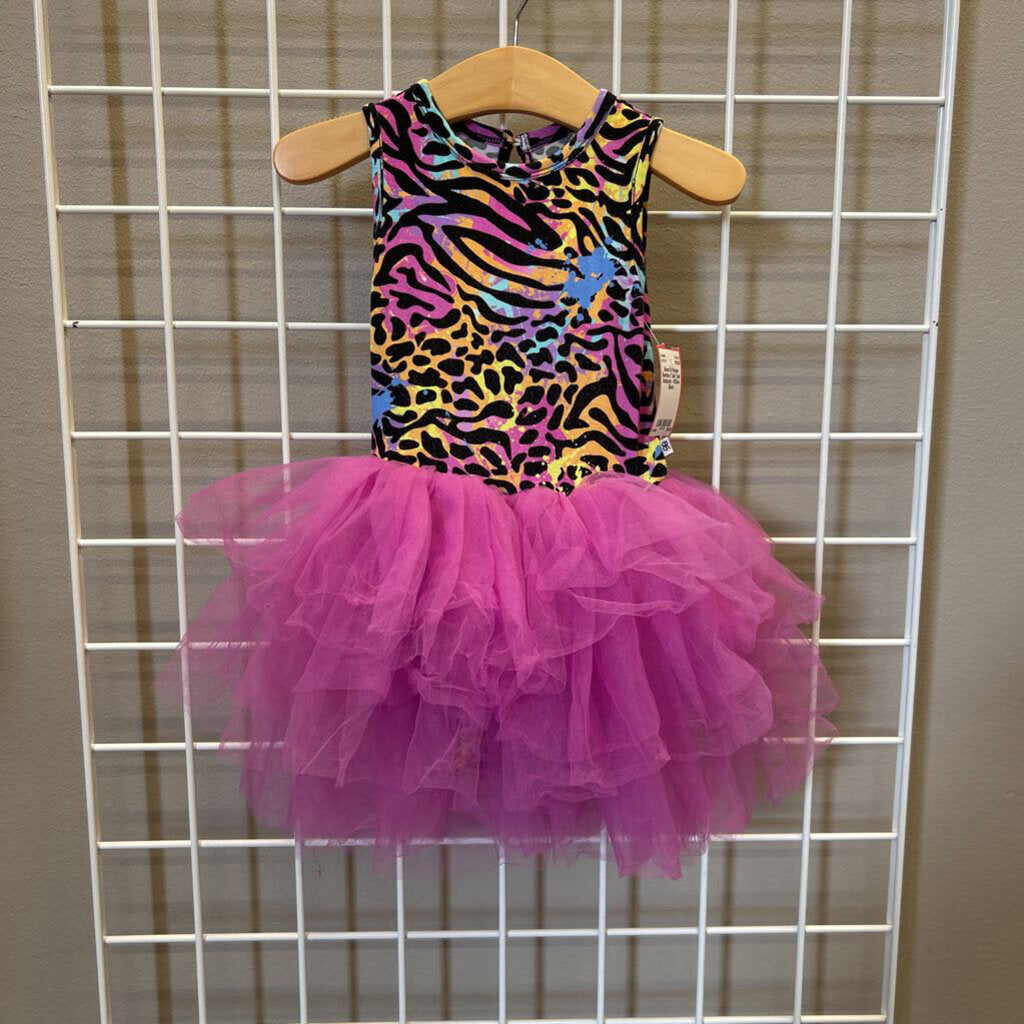 Bums & Roses Bamboo Tulle Tank Bodysuit - 18/24m