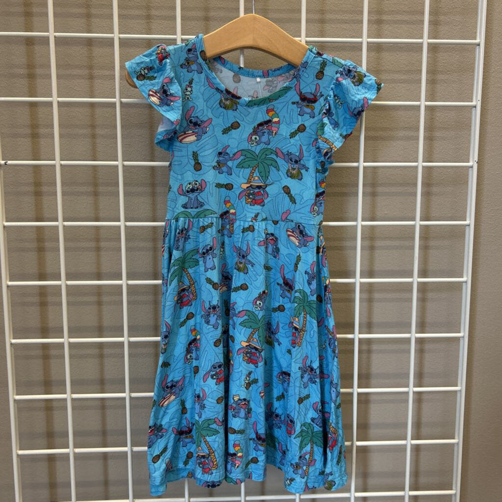 Posh Peanut Bamboo SS Twirl Dress (small mark on front) - 2T