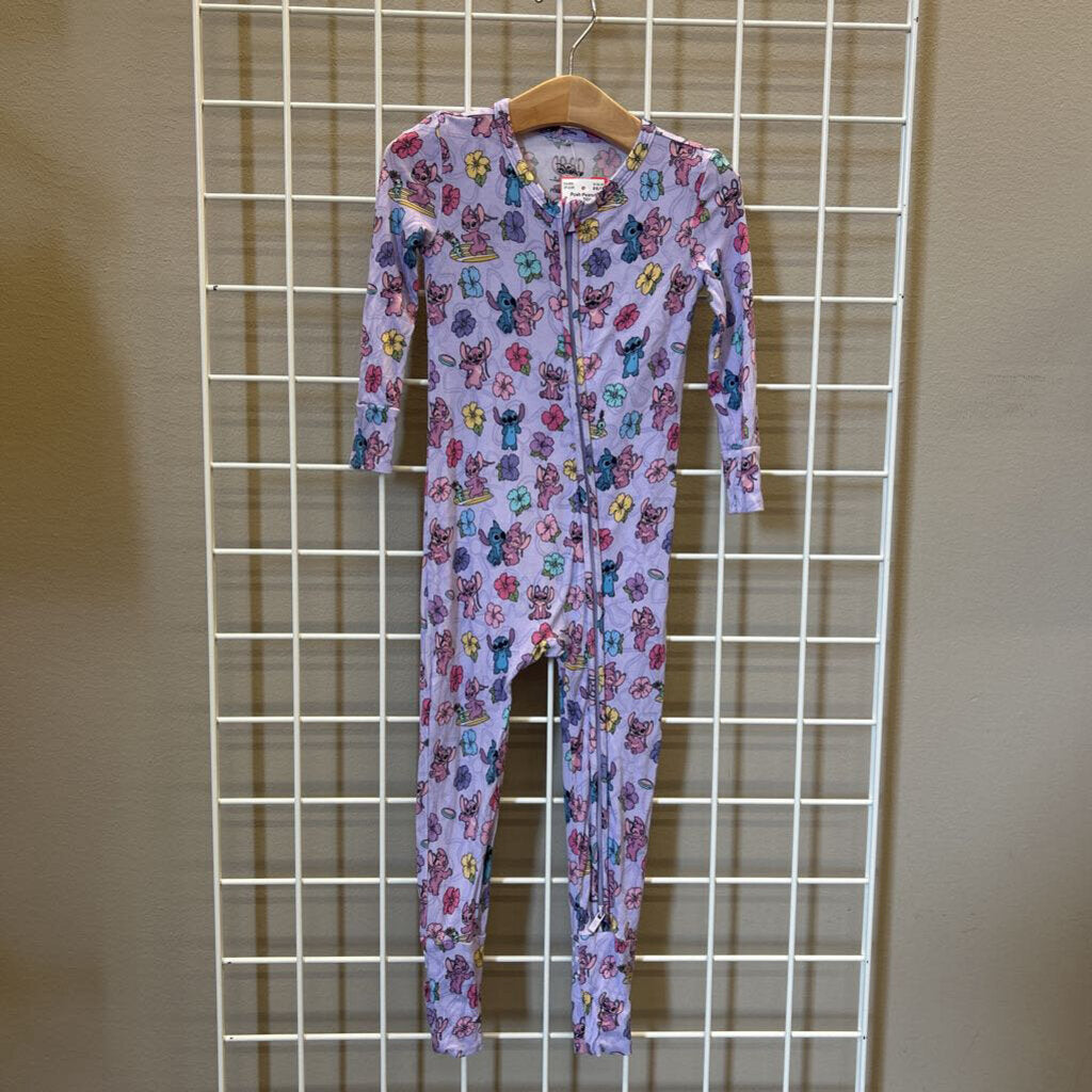 Posh Peanut Bamboo Stitch Zip Sleeper - 18/24m