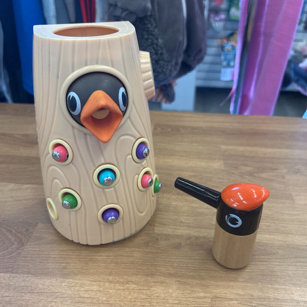 Bird Magnet Worm Toy