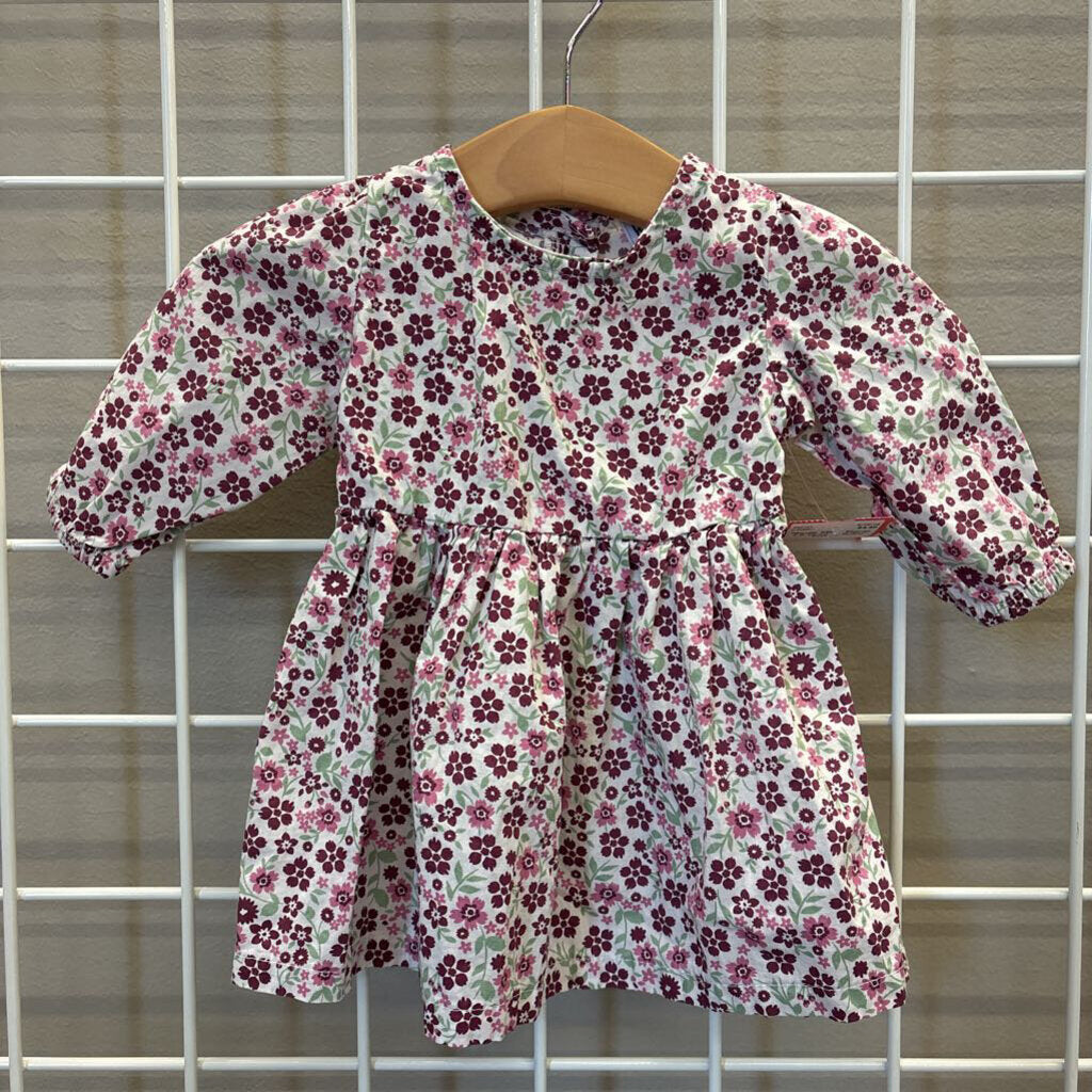 Nicole Miller Floral LS Dress - 0/3m