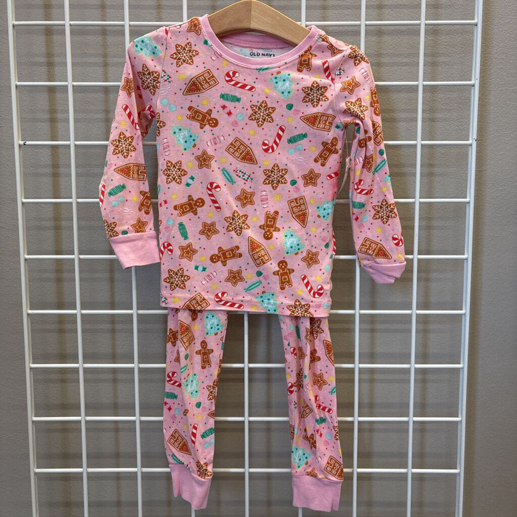 Old Navy Gingerbread Pjs - 4T