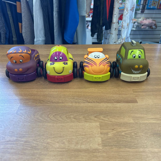 B.Toys Pull Back Cars (4)