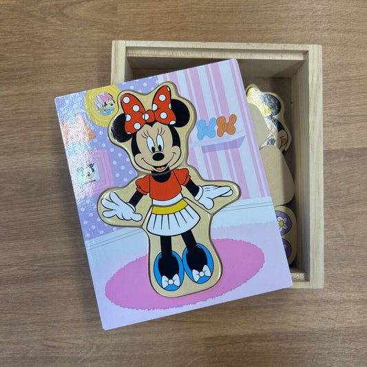 Melissa & Doug Minnie Wooden Mix & Match Dress Up