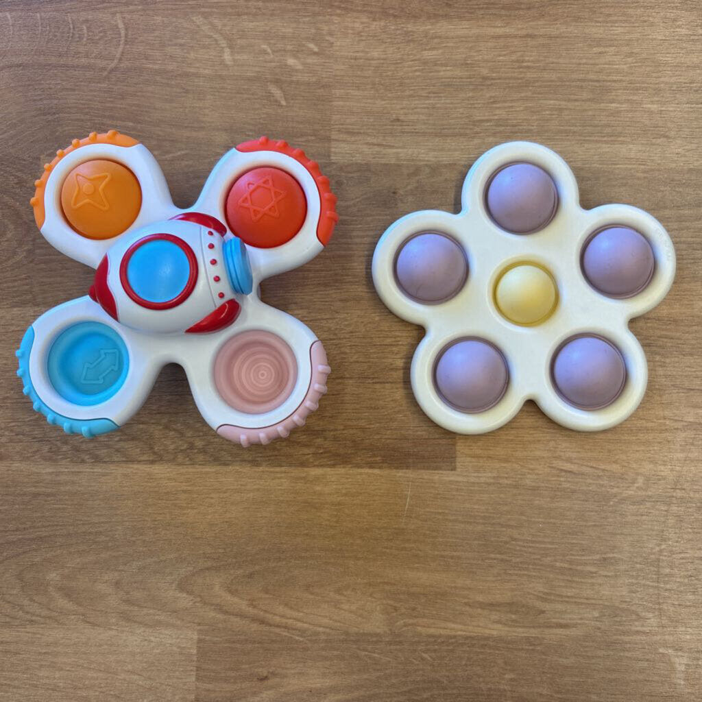 Set of 2 Toddler Pop It Toys