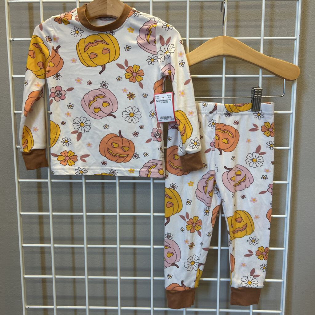 Tahari Pumpkin Pjs - 2T