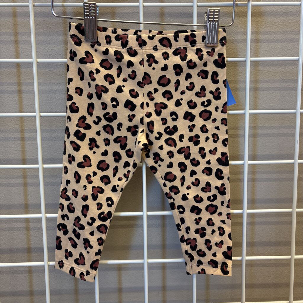 NWT Jumping Beans Leopard Leggings - 12m