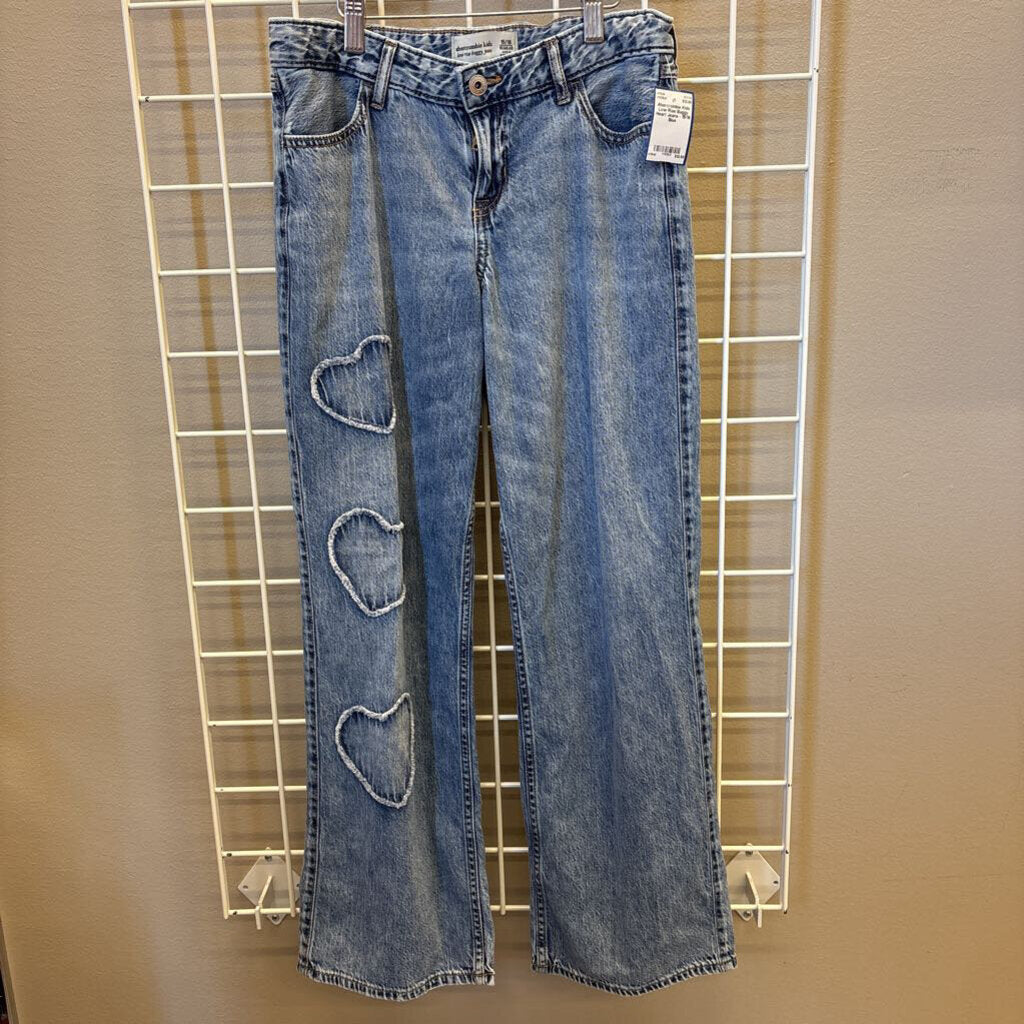 Abercrombie Kids Low Rise Baggy Heart Jeans - 15/16