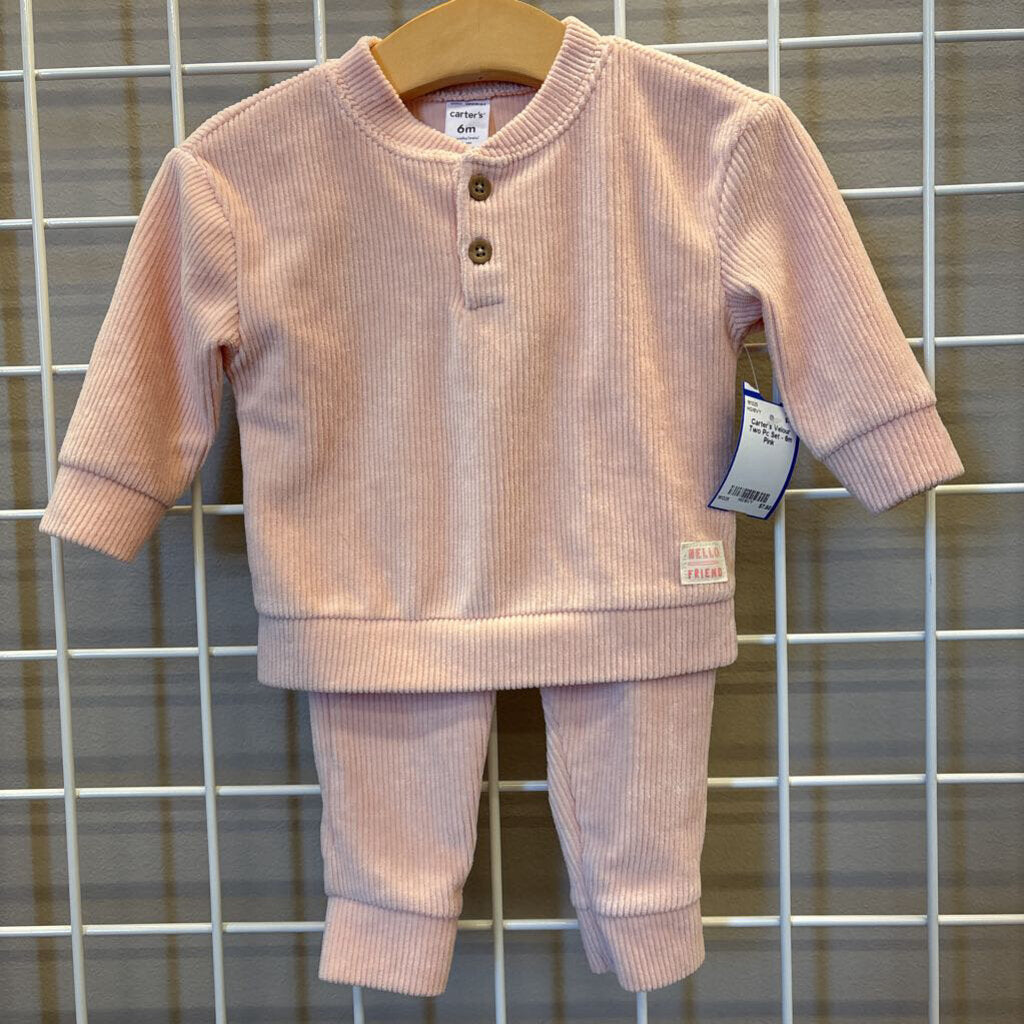 Carter's Velour Two Pc Set - 6m