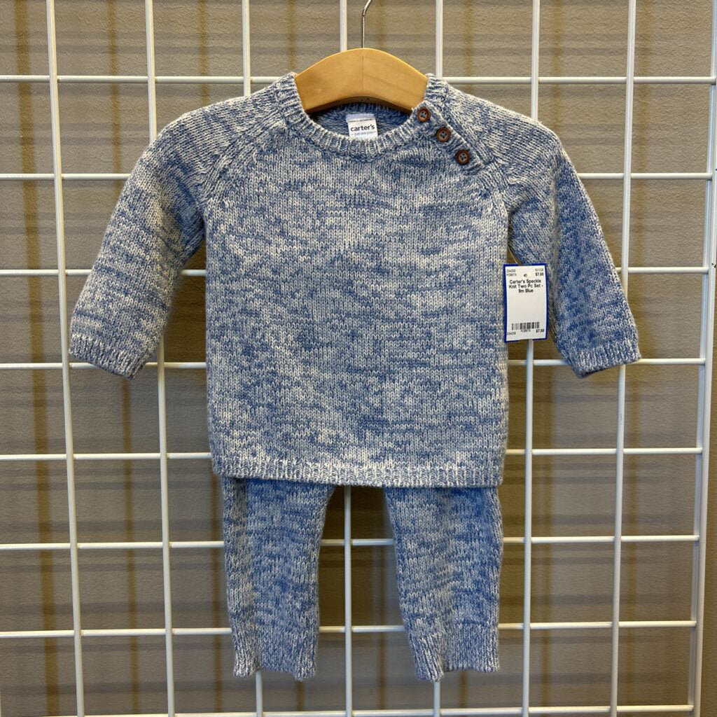 Carter's Speckle Knit Two Pc Set - 9m
