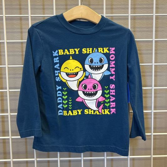 Jumping Beans Baby Shark LS Tee - 3T