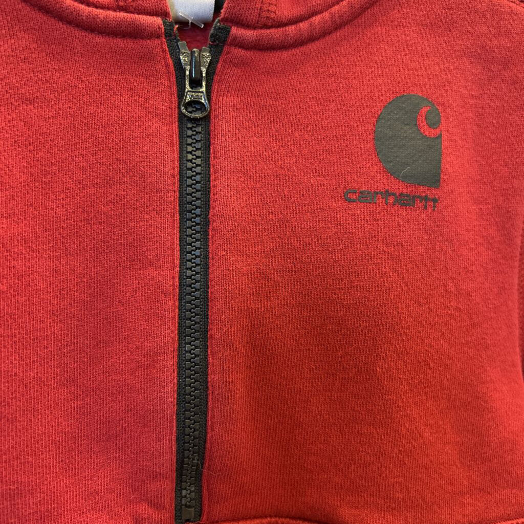 Carhartt Quarter Zip Hoodie (oil mark on front) - 3T