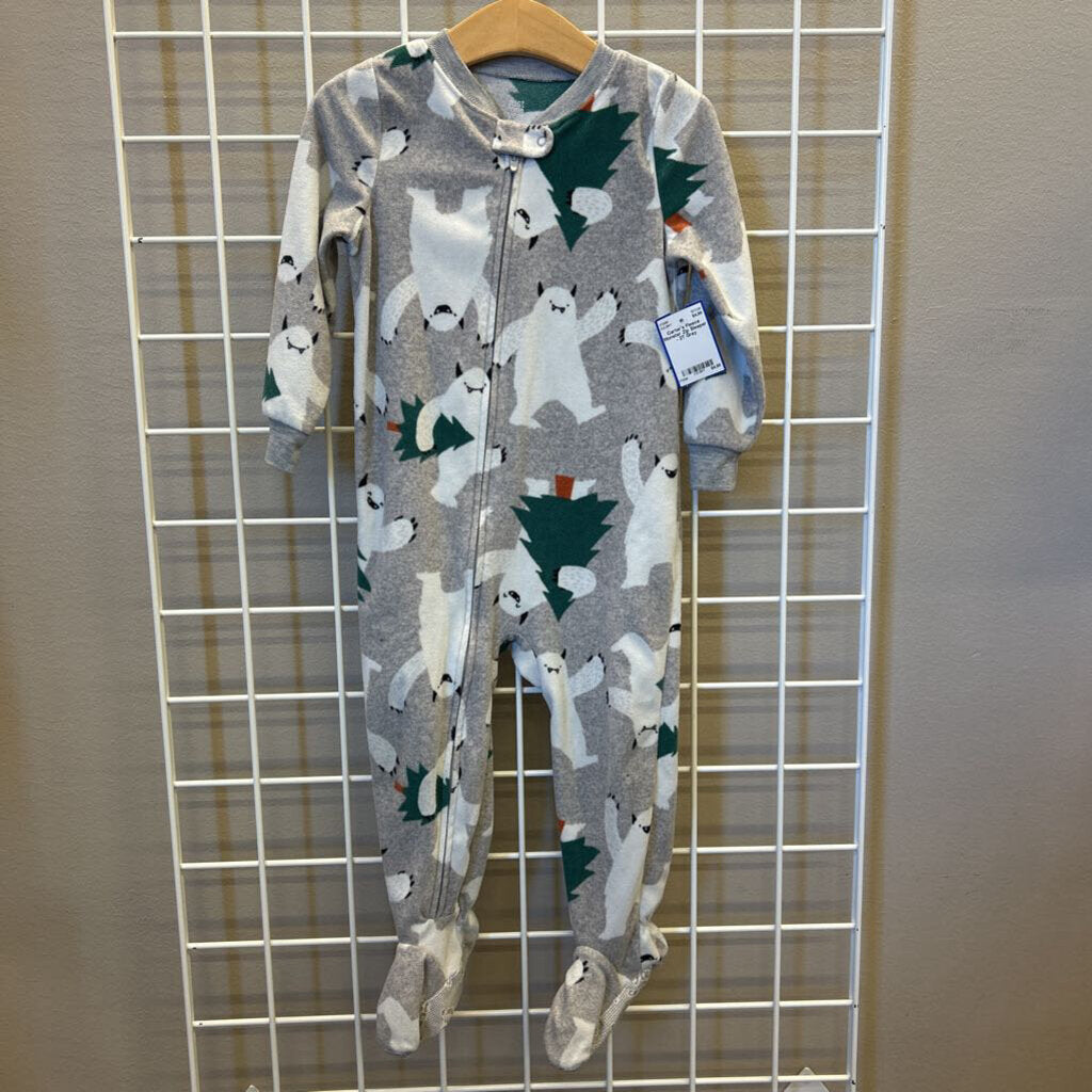 Carter's Fleece Monster Zip Sleeper - 2T