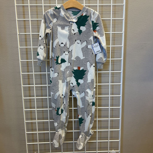 Carter's Fleece Monster Zip Sleeper - 2T