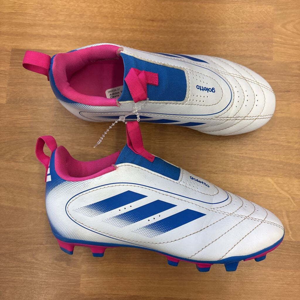 Adidas White Slip On Cleats - 13