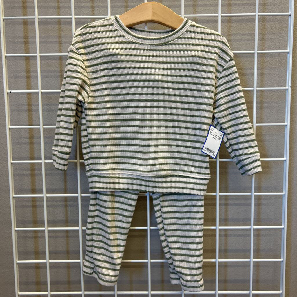 Cat & Jack Stripe Two Pc Set - 18m