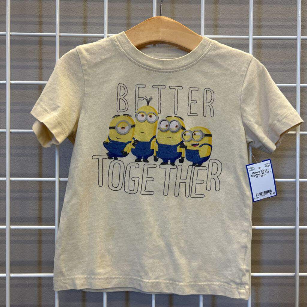 Minions Better Together SS Tee - 3T