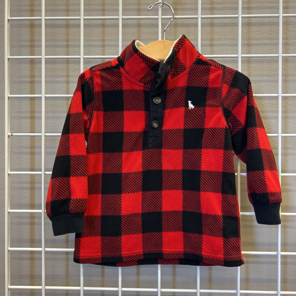 Carter's LS Fleece Henley - 4T