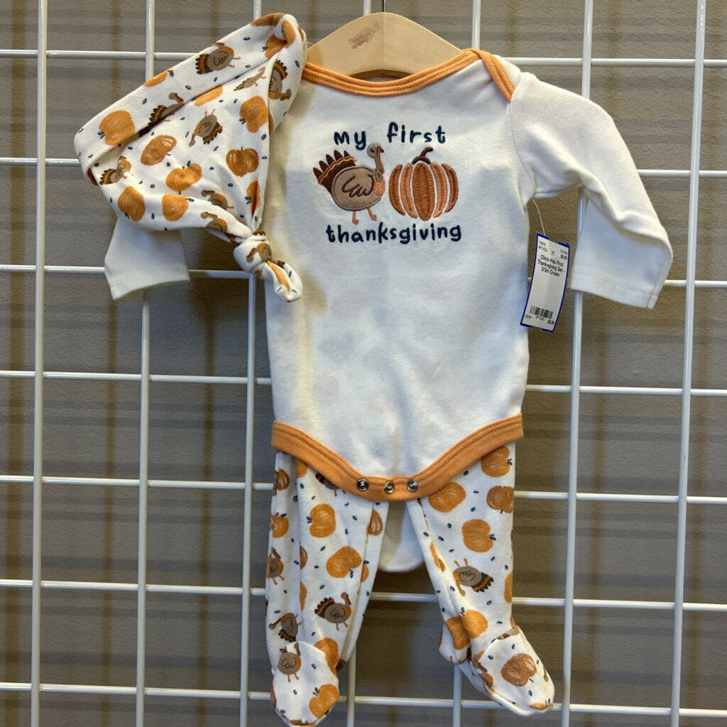 Chick Pea First Thanksgiving Set - 0/3m