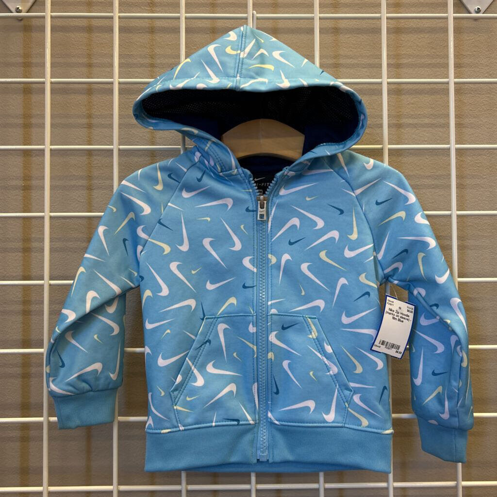 Nike Zip Hoodie (marks on sleeve) - 18m