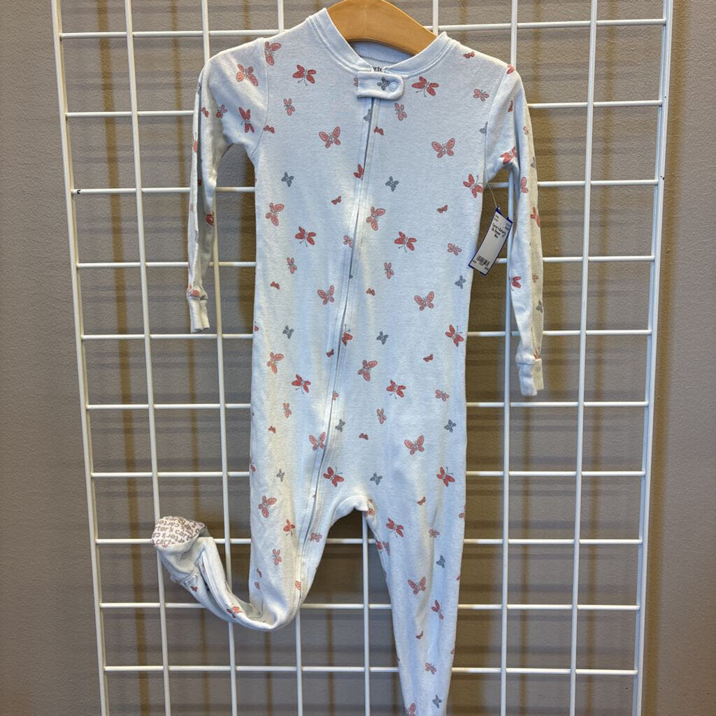 Carter's Butterfly Zip Sleeper - 3T