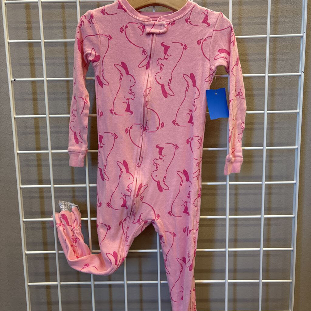 Carter's Bunny Zip Sleeper - 3T
