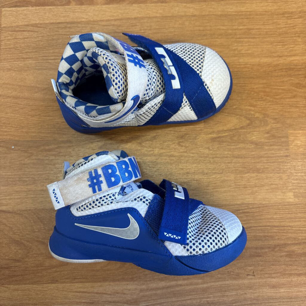 Lebron James Blue Sneakers - 4