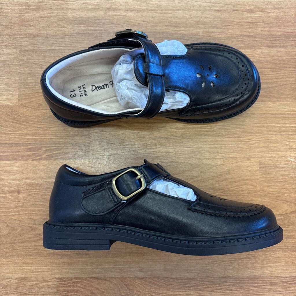 NEW Dream Pairs T-Strap Black Shoes - 13