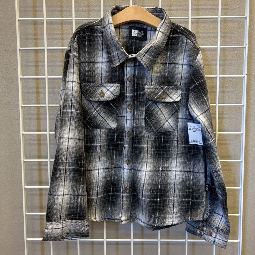 Liria Clothing Plaid LS Button Up ~ 10/12