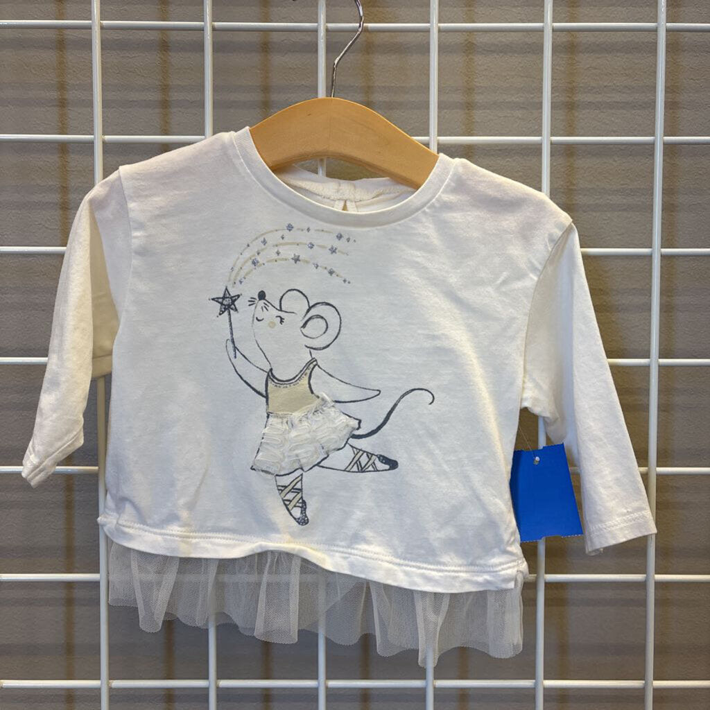 Carter's Mouse LS Tee - 18m