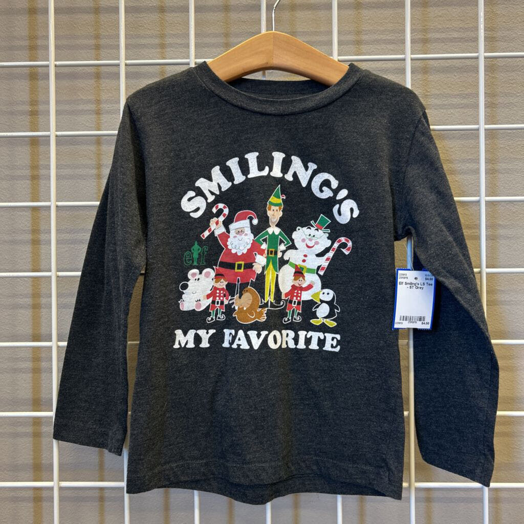 Elf Smiling's LS Tee - 5T