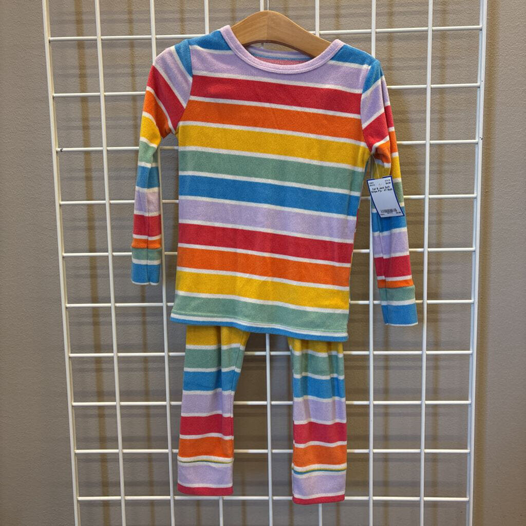 Cat & Jack Soft Stripe Pjs - 4T