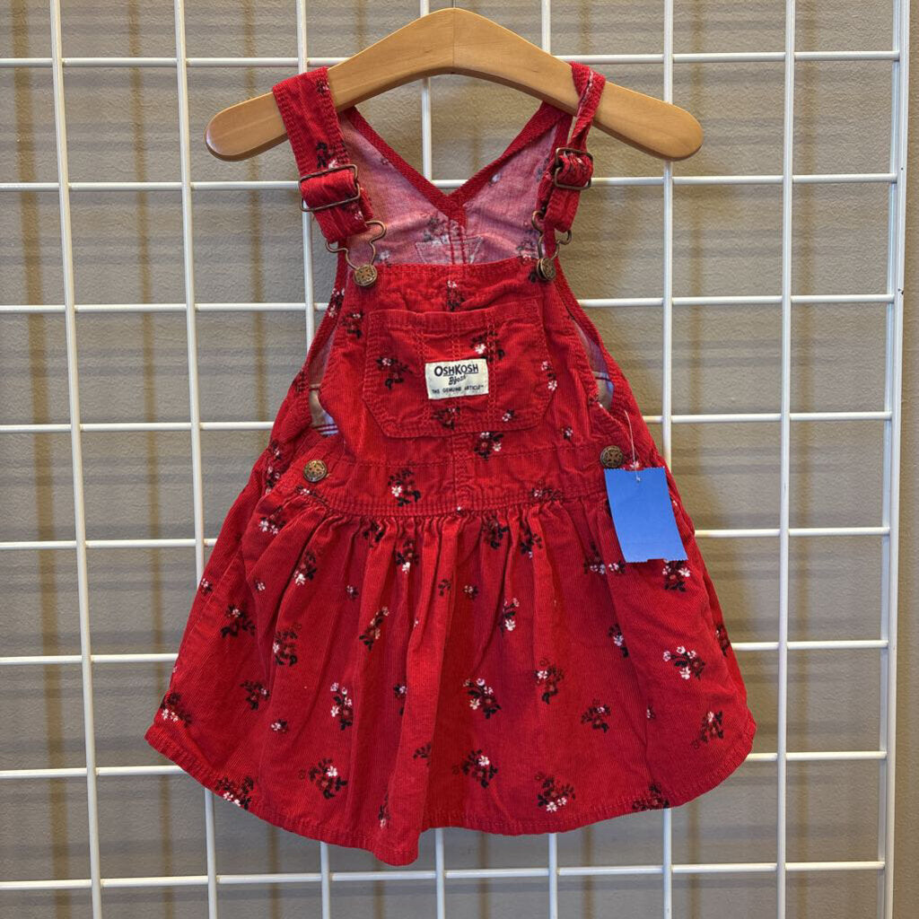 Osh Kosh Corduroy Floral Jumper - 18m