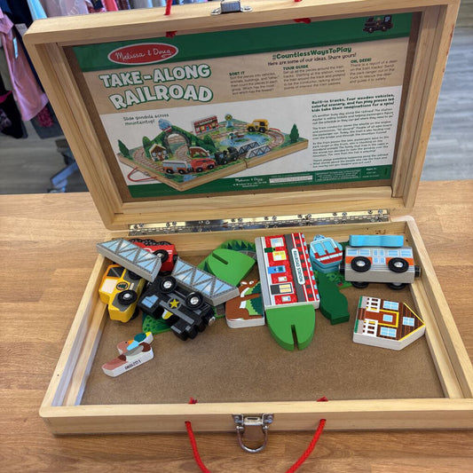 Melissa & Doug Take Along Railroad