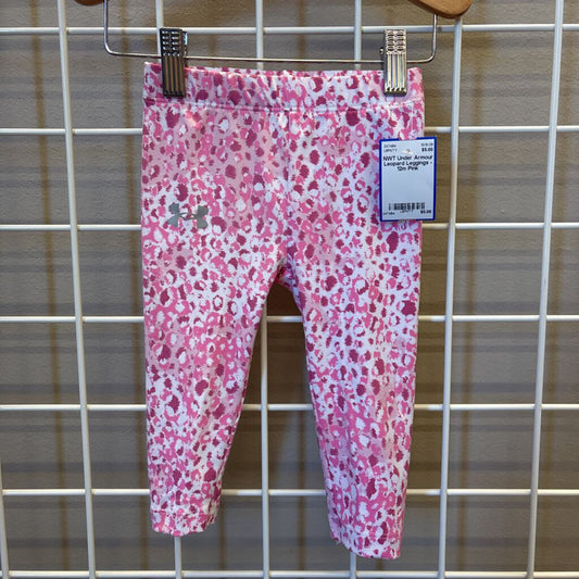 NWT Under Armour Leopard Leggings - 12m