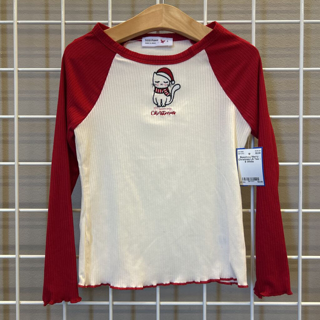 Beautees Merry Christmas LS Tee - 5