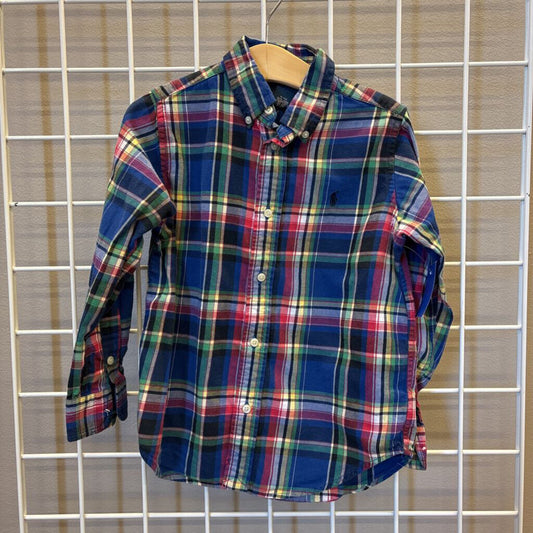 Ralph Lauren Plaid LS Button Up - 5