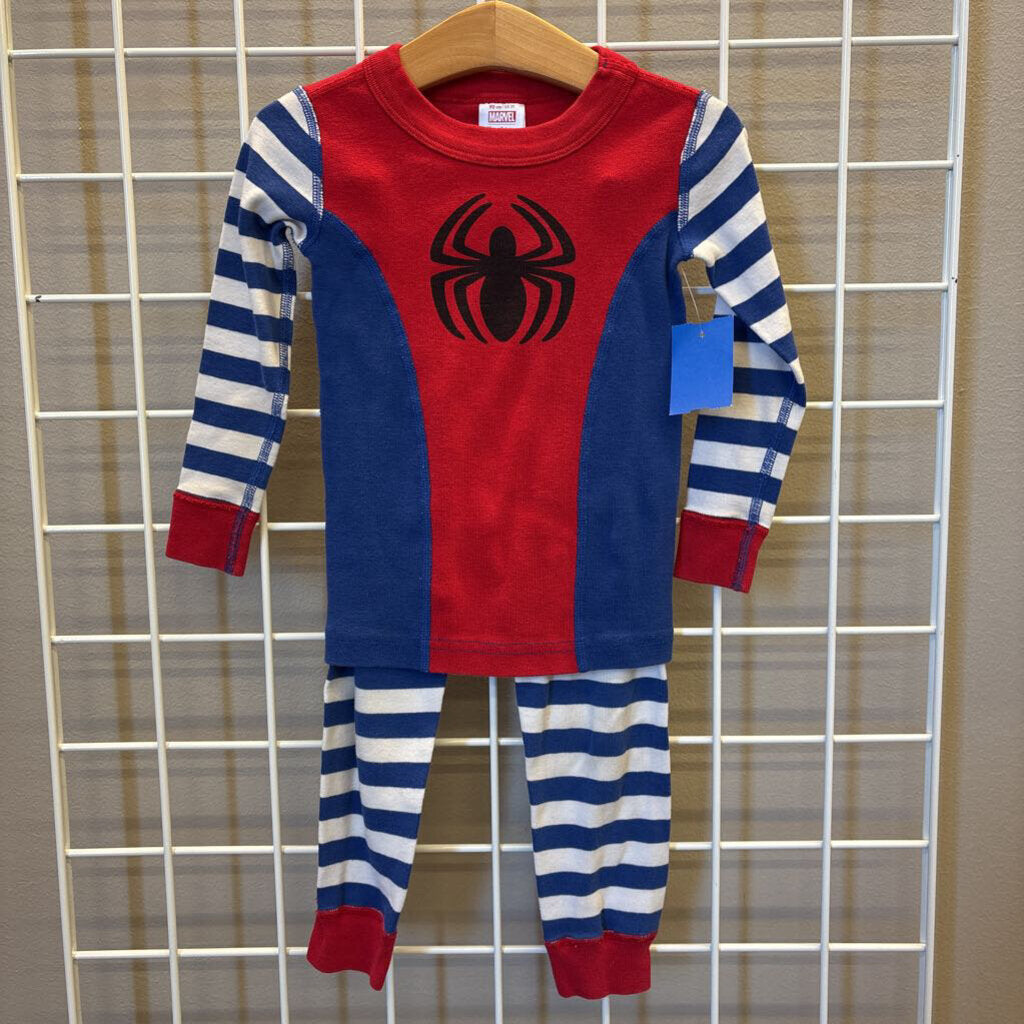 Hanna Andersson Spiderman Pjs (marks on arm & leg) - 3T