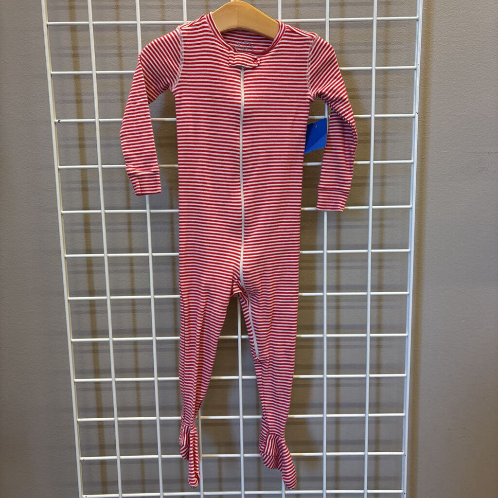 Primary Stripe Zip Sleeper - 18/24m