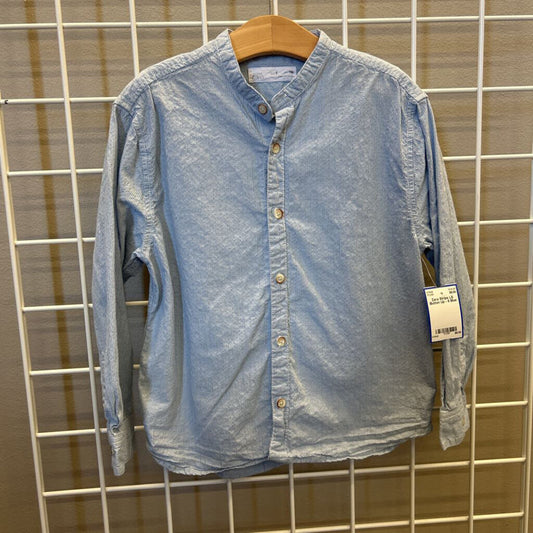Zara Stripe LS Button Up - 6