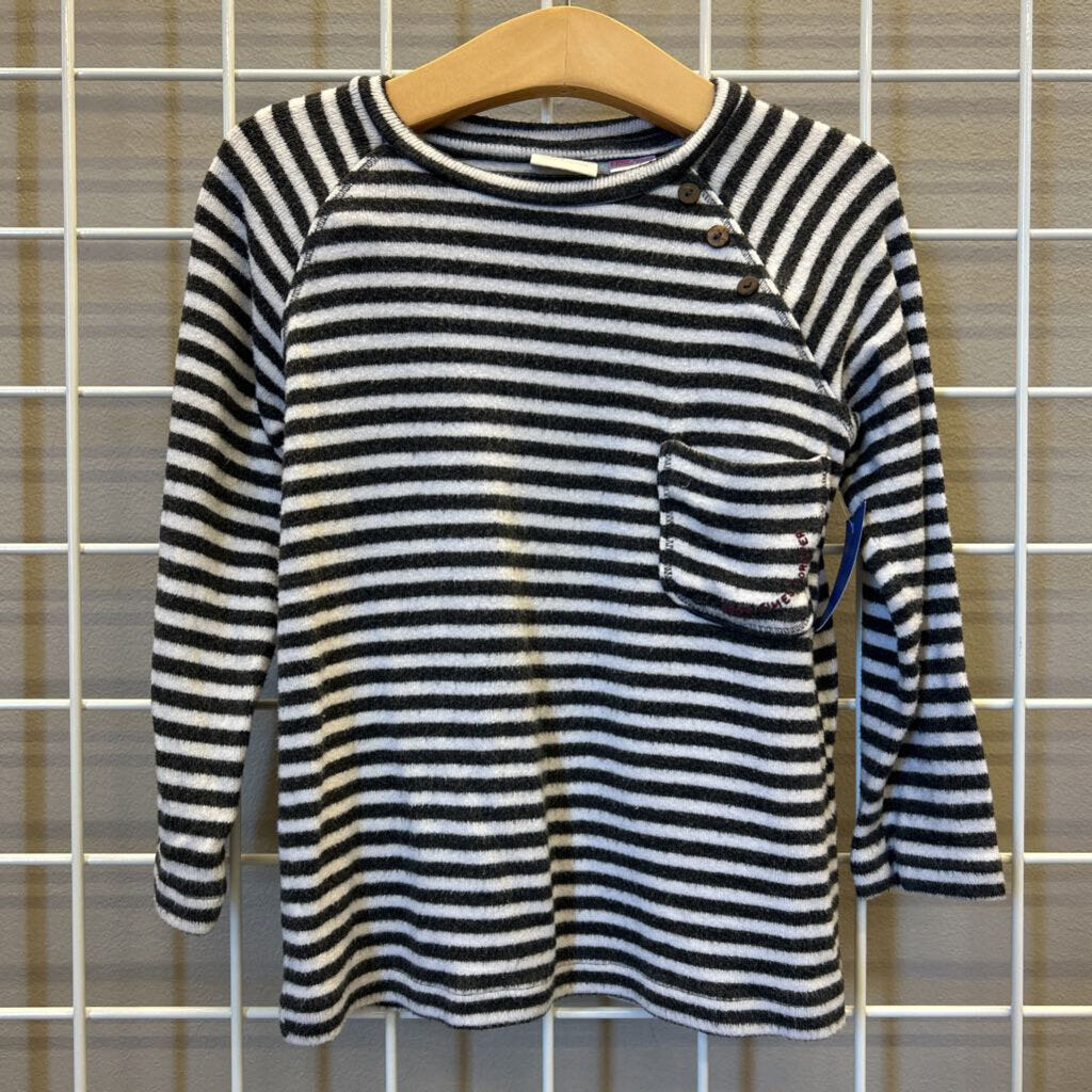 Zara Stripe Soft LS Tee - 4/5