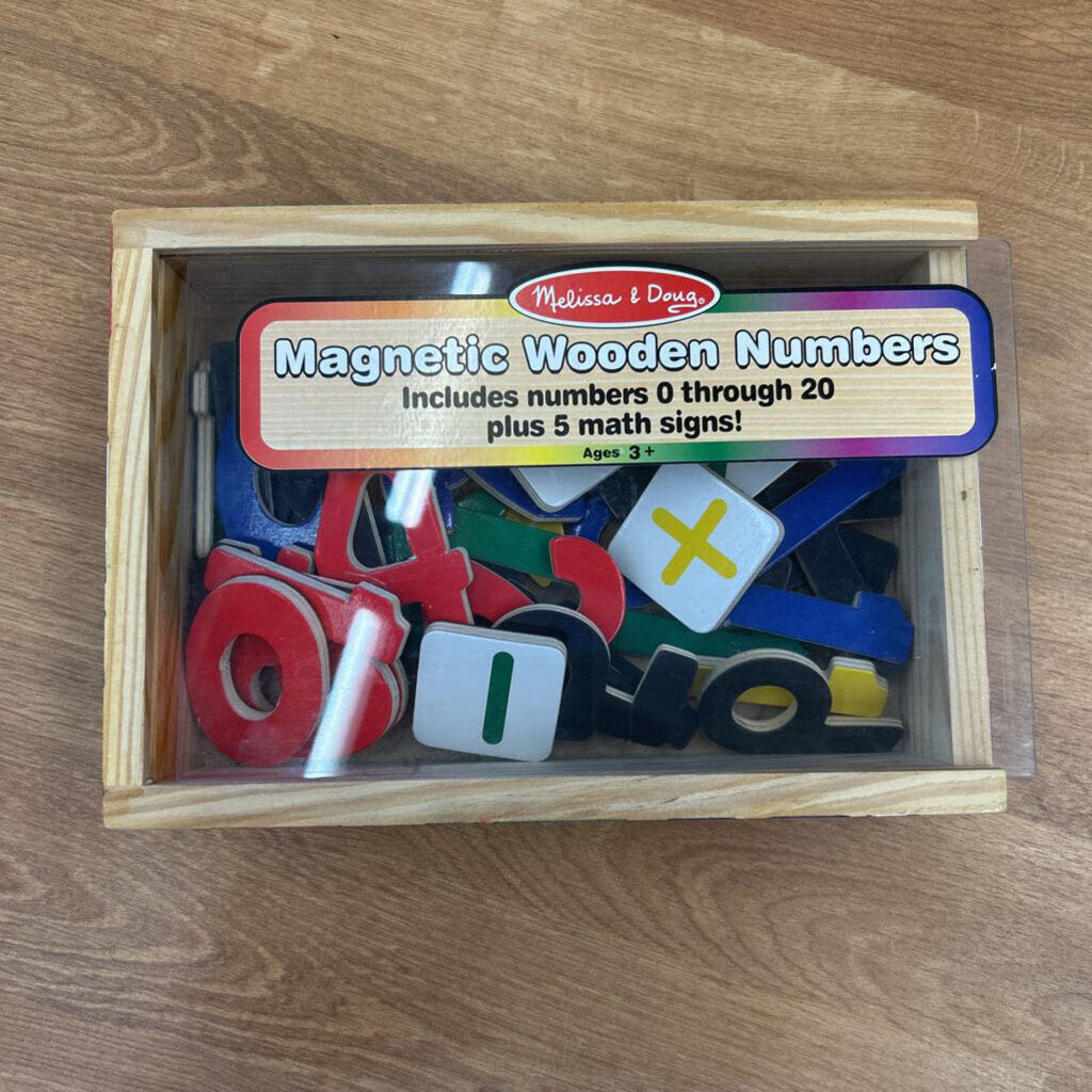 Melissa & Doug Magnetic Wooden Numbers